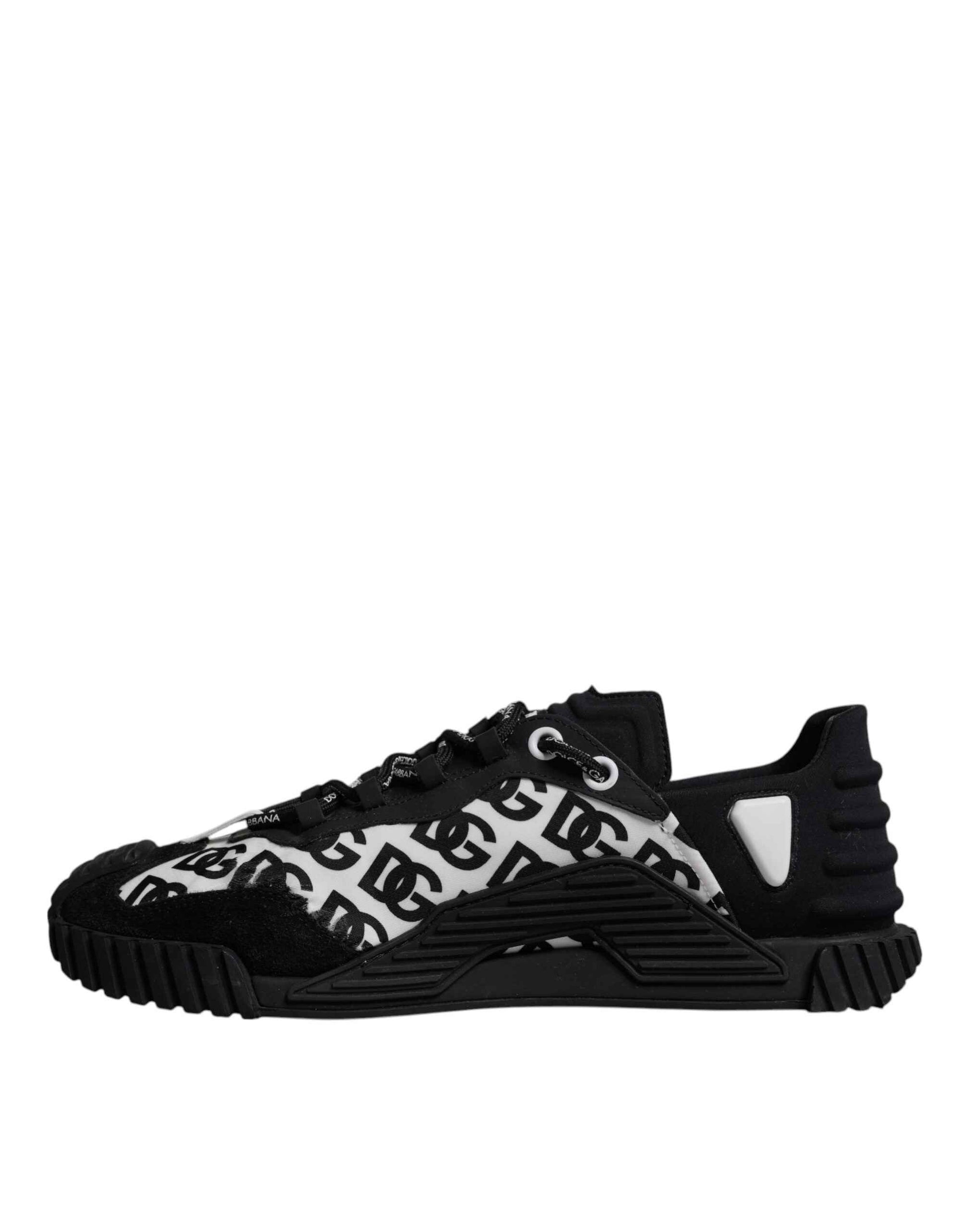 Black Logo Lace Up Low Top NS1 Sneakers Shoes