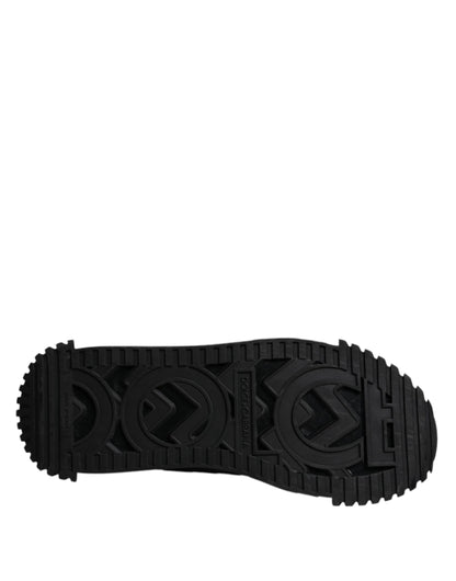 Black Logo Lace Up Low Top NS1 Sneakers Shoes