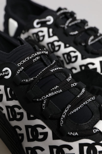 Black Logo Lace Up Low Top NS1 Sneakers Shoes