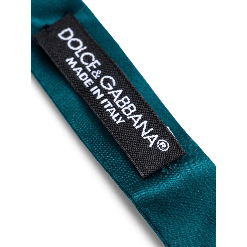 Green Silk Bowtie