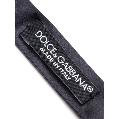 Gray Silk Bowtie