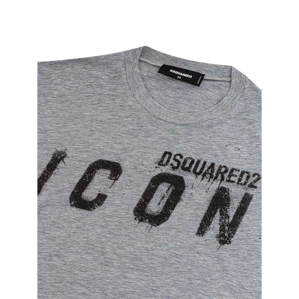 Gray Cotton T-Shirt