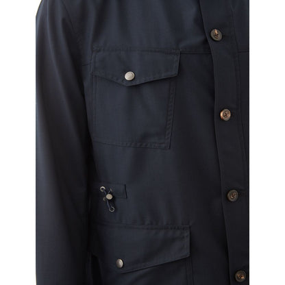 Blue Wool Coat