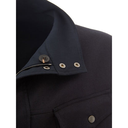 Blue Wool Coat