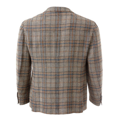 Multicolor Linen Blazer