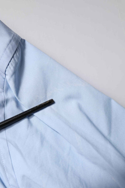 Light Blue Cotton GOLD Dress Formal Shirt