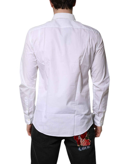 White Cotton Collared Dress Formal Shirt