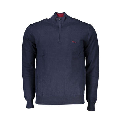 Blue Cotton Men's Sweater