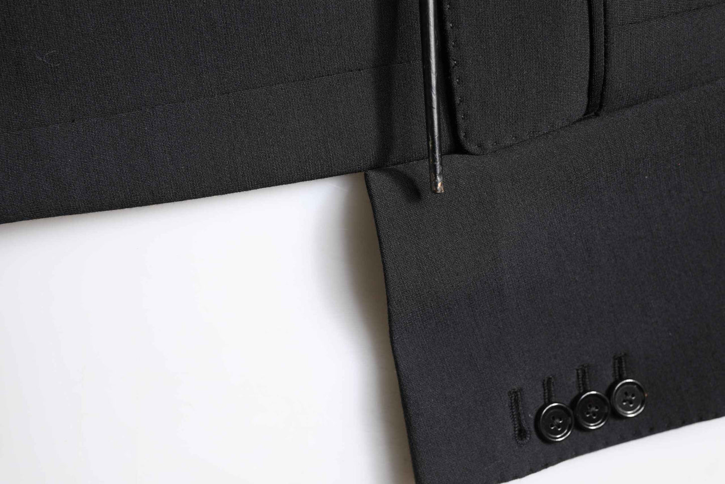 Black Single Breasted Men Coat Blazer Suit