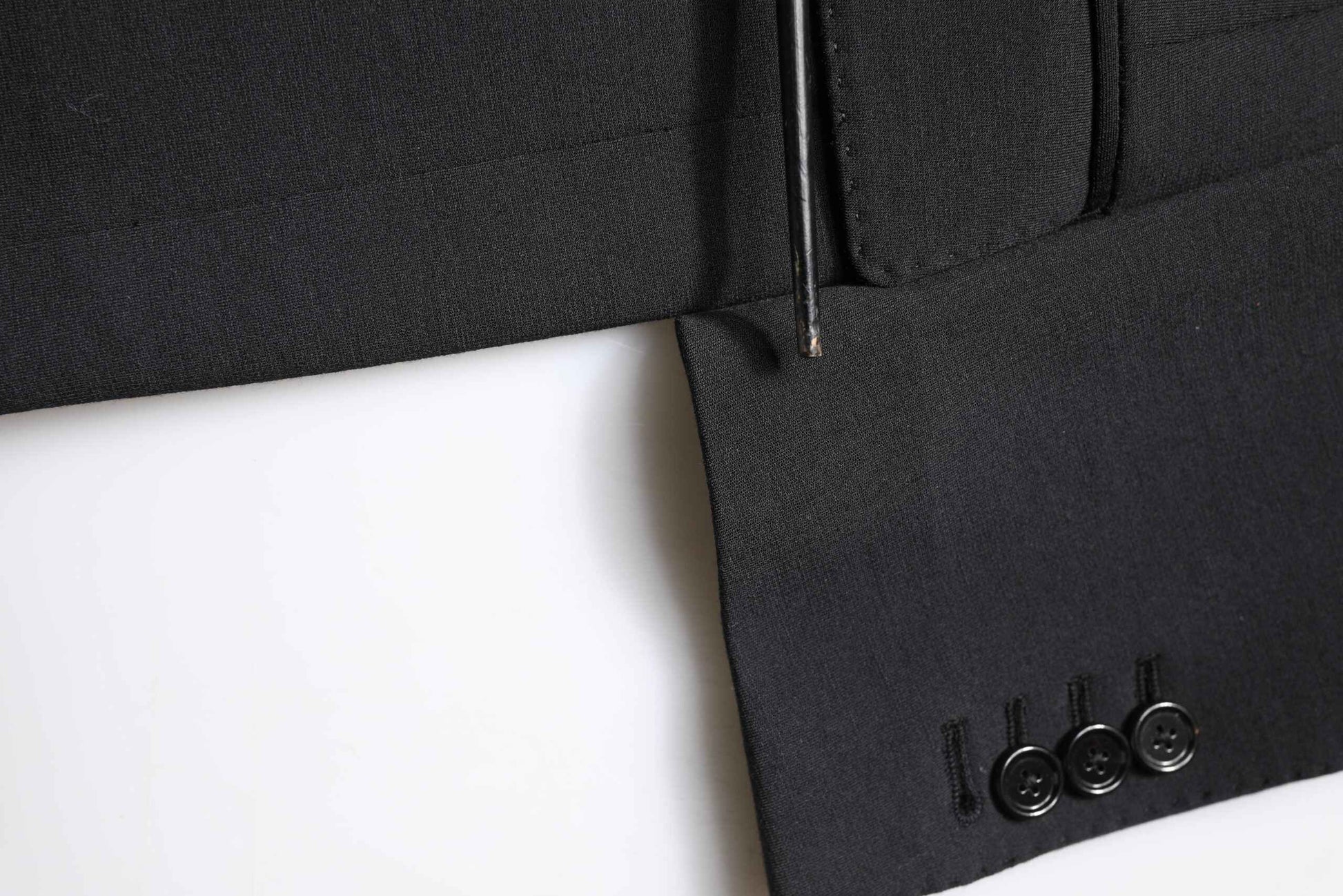 Black Single Breasted Men Coat Blazer Suit
