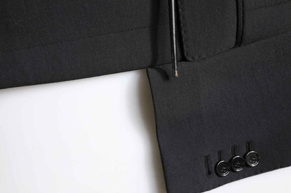 Black Single Breasted Men Coat Blazer Suit