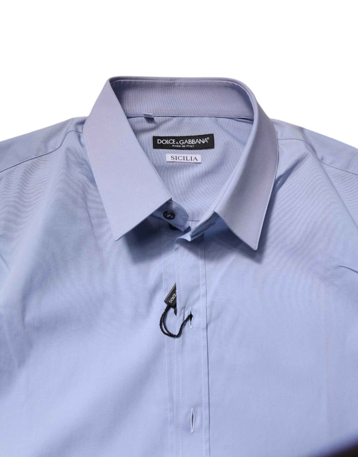 Light Blue Cotton SICILIA Dress Formal Shirt