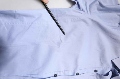 Light Blue Cotton SICILIA Dress Formal Shirt