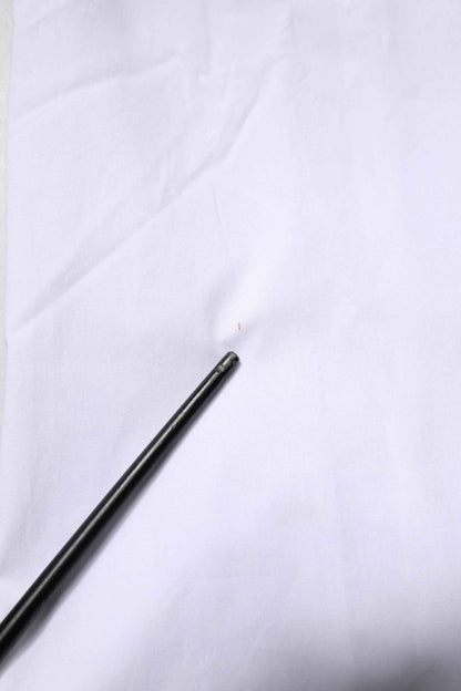 White Cotton Stretch GOLD Dress Formal Shirt