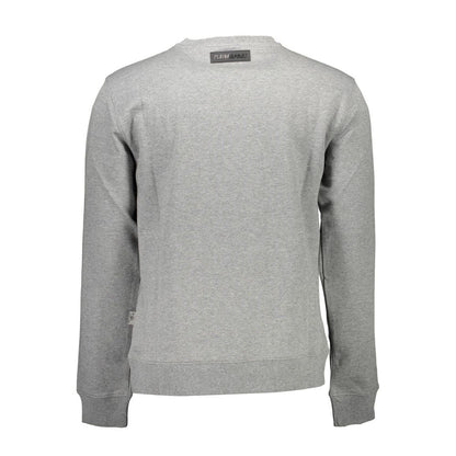 Grigio Cotton Men Sweatshirt