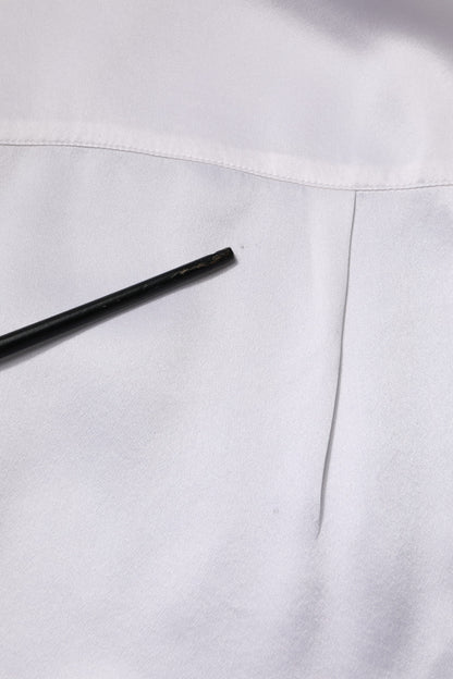 White Satin Silk Men Pajama Set Sleepwear