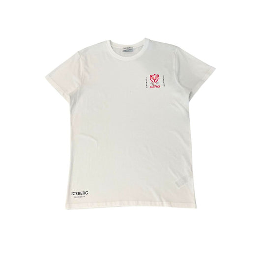 White Cotton Men T-Shirt