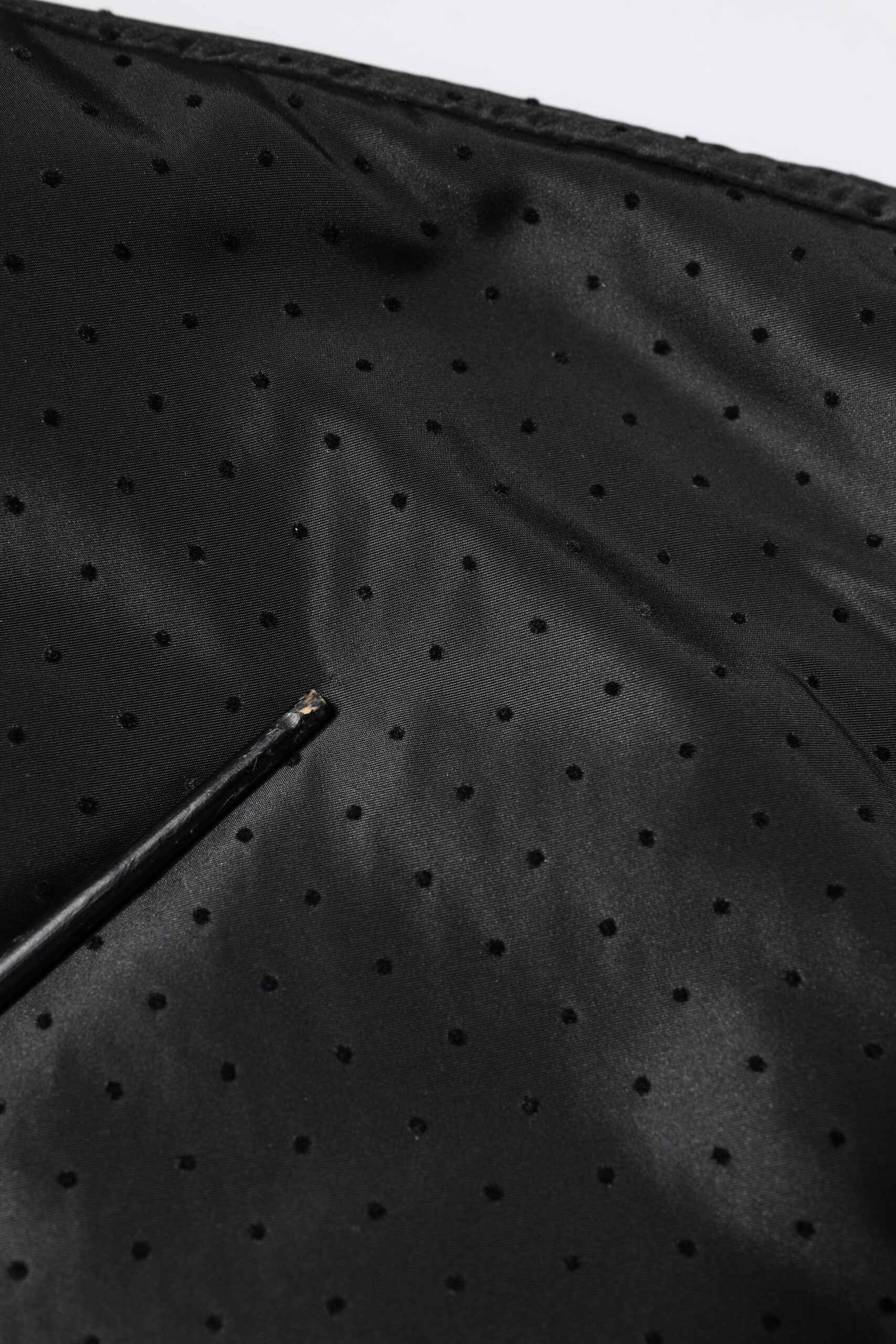 Black Long Sleeves Full Zip Bomber Jacket