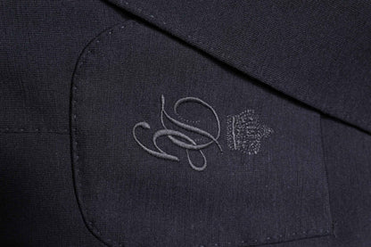 Black Wool Single Breasted Coat Suit Blazer