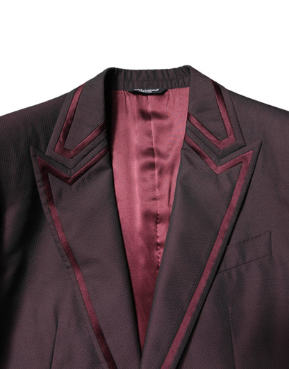 Maroon Single Breasted Formal 2 Piece Suit