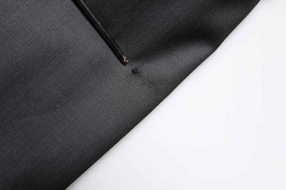 Dark Gray Wool Single Breasted 2 Piece Suit