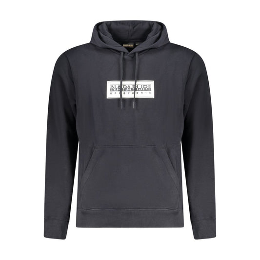 Black Cotton Men Sweater