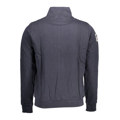 Blue Cotton Men's Sweatshirt