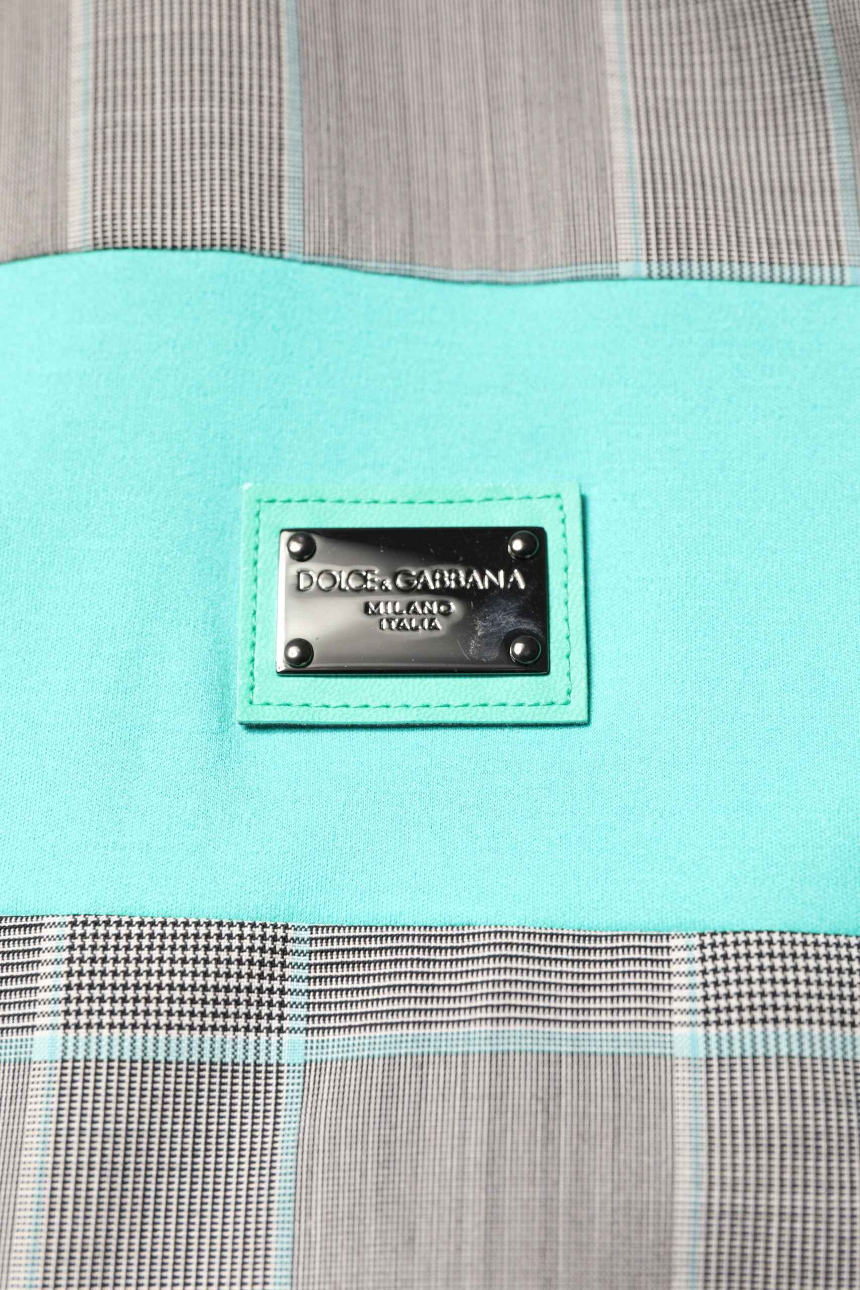 Multicolor Plaid Full Zip Windbreaker Jacket