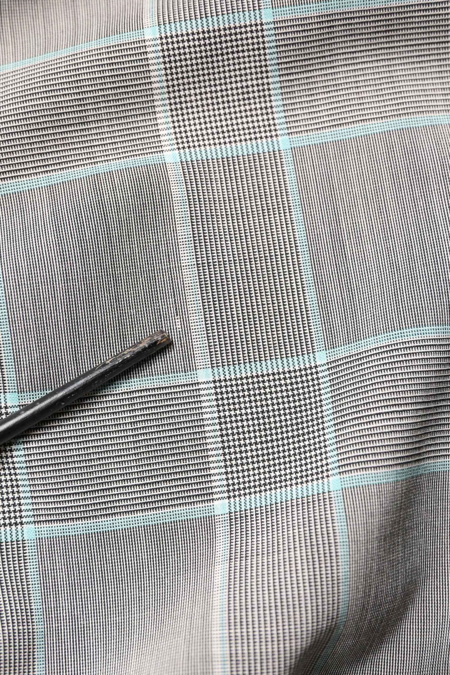 Multicolor Plaid Full Zip Windbreaker Jacket