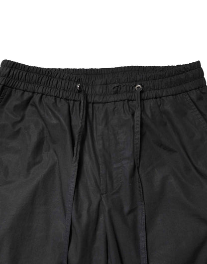 Black Cotton TAORMINA Formal 2 Piece Suit