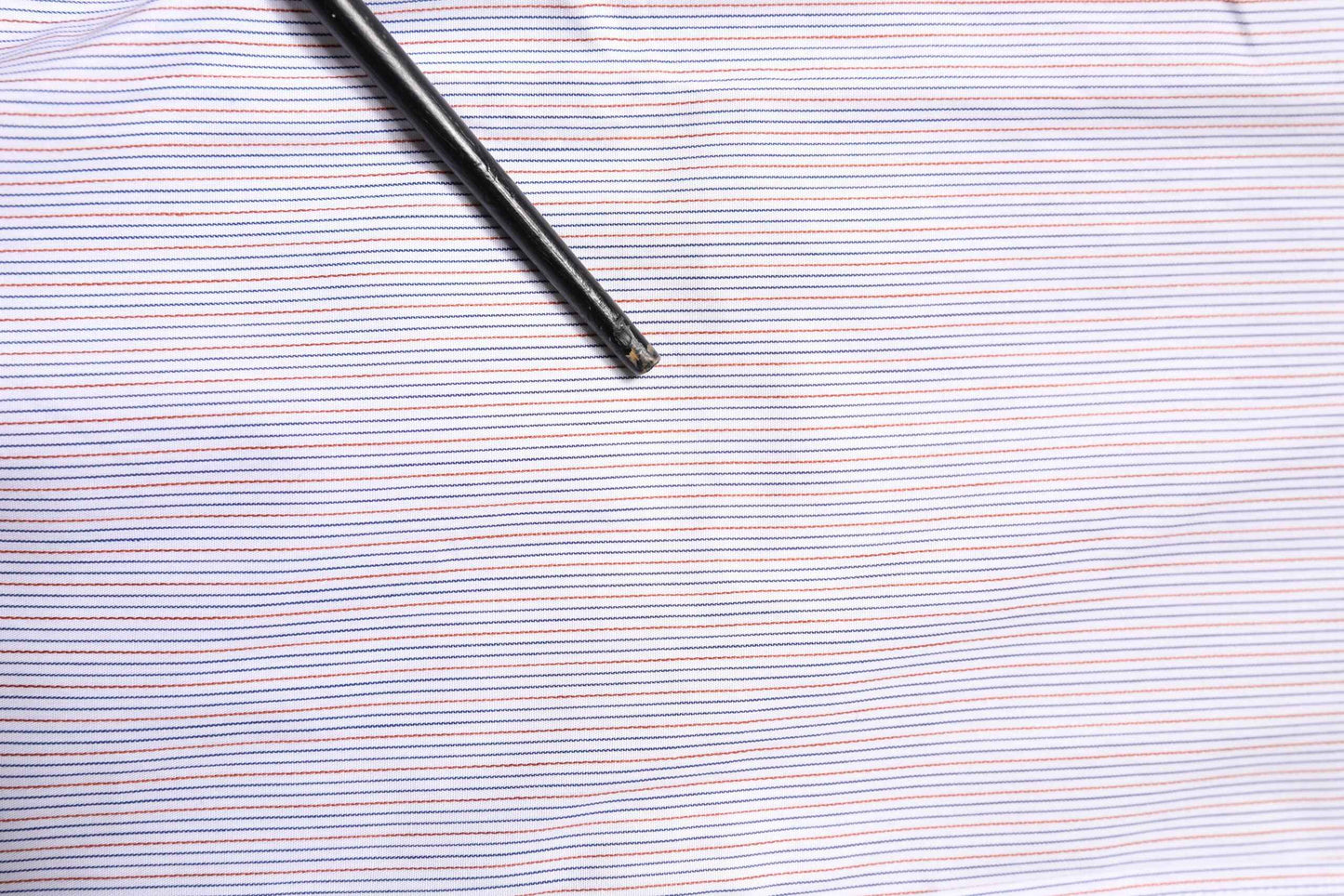 White Striped Cotton GOLD Long Sleeves Shirt