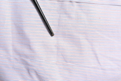 White Striped Cotton GOLD Long Sleeves Shirt