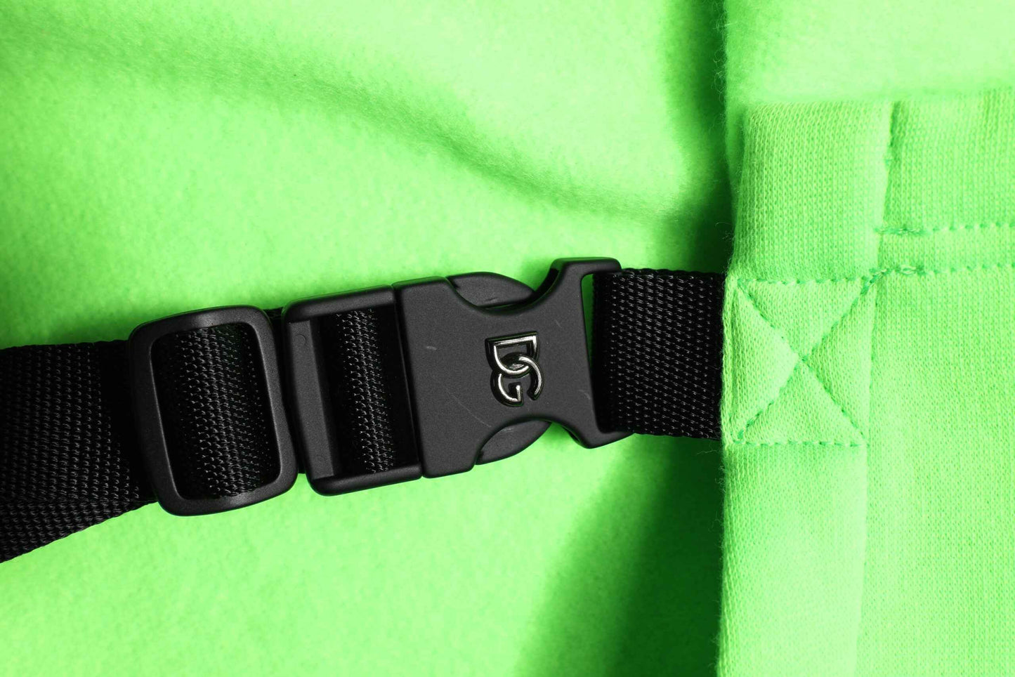 Green Polyester Hooded Sportswear Vest Sweater