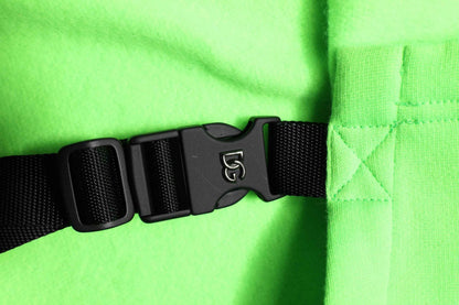 Green Polyester Hooded Sportswear Vest Sweater