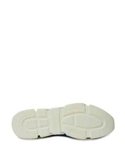 Blue Cotton Athletic Sneakers