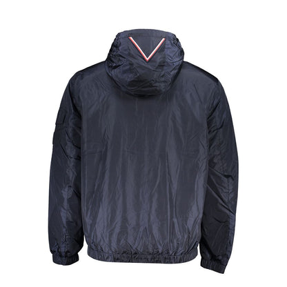 Blue Nylon Men's Jacket