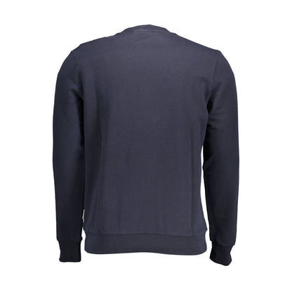 Blue Cotton Men's Sweatshirt