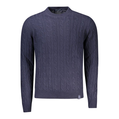 Black Wool Men Sweater