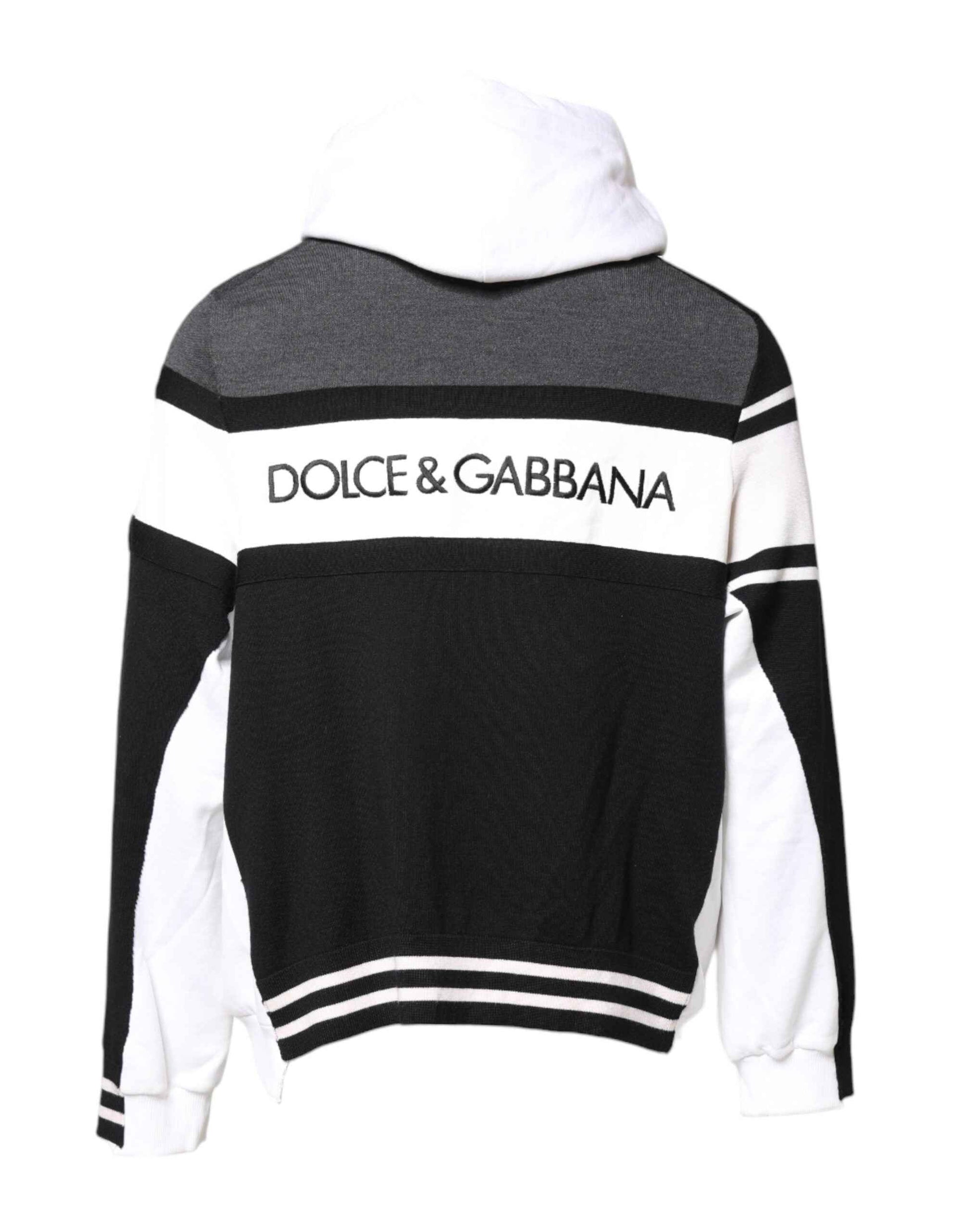 Multicolor Logo Pullover Hooded Sweater