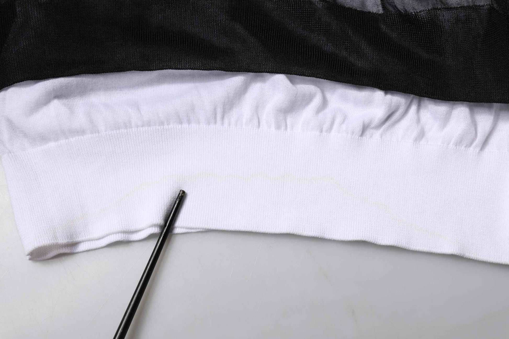 Black White Logo Knitted Pullover Sweater