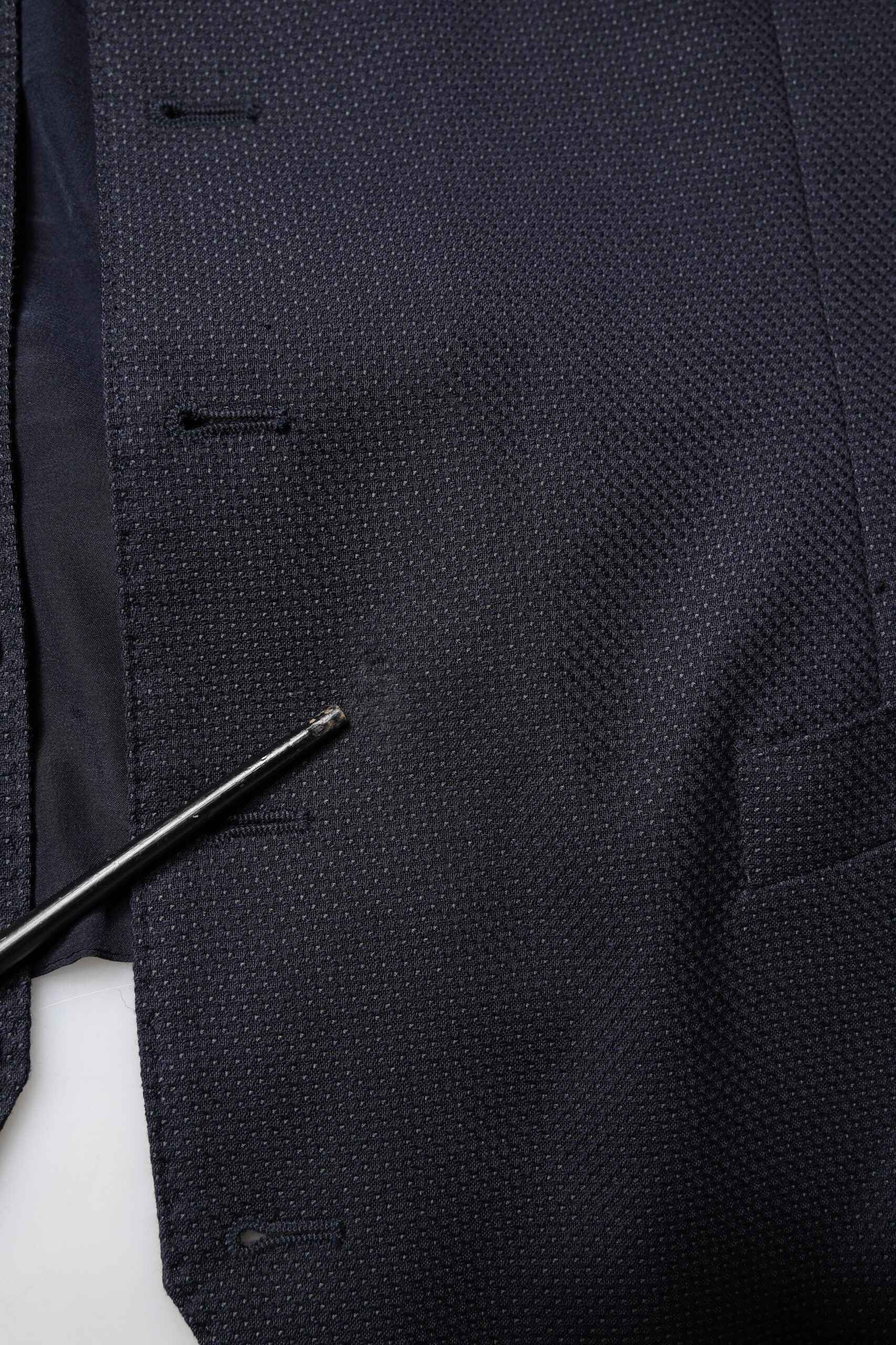 Black Wool Waistcoat Dress Formal Vest