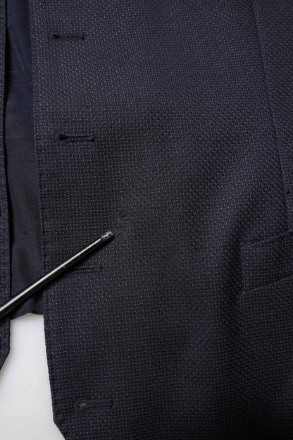 Black Wool Waistcoat Dress Formal Vest