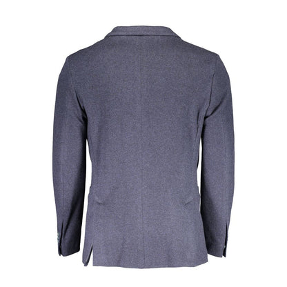 Blue Cotton Blazer Jacket