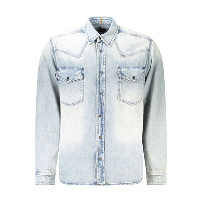 Blue Cotton Shirt