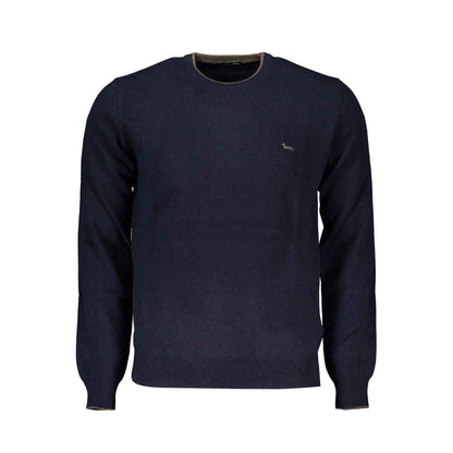 Blu Viscosa Uomo Maglia