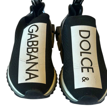 Black White Slip On Sorrento Sneakers Shoes