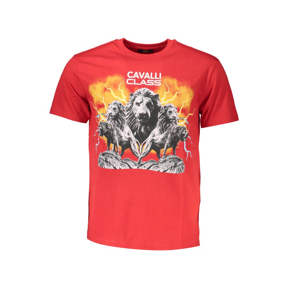 Red Cotton Men's T-Shirt