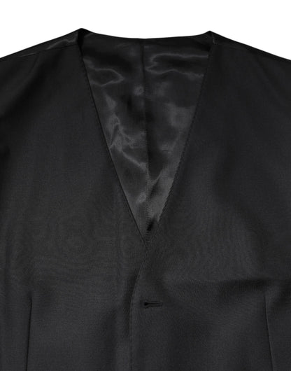 Black Single Breasted Suit 2 Piece Jacket
