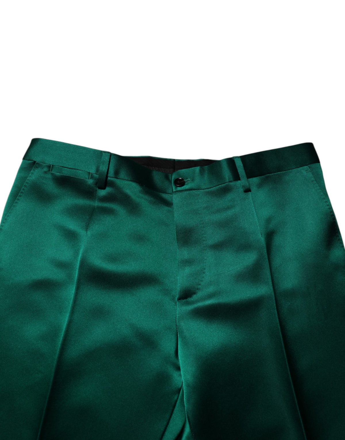 Green Silk 3 Piece Single Breasted Suit