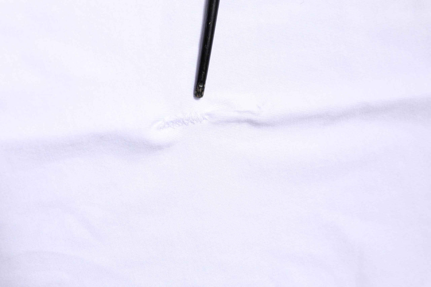 White Cotton Logo Patch Crew Neck T-shirt